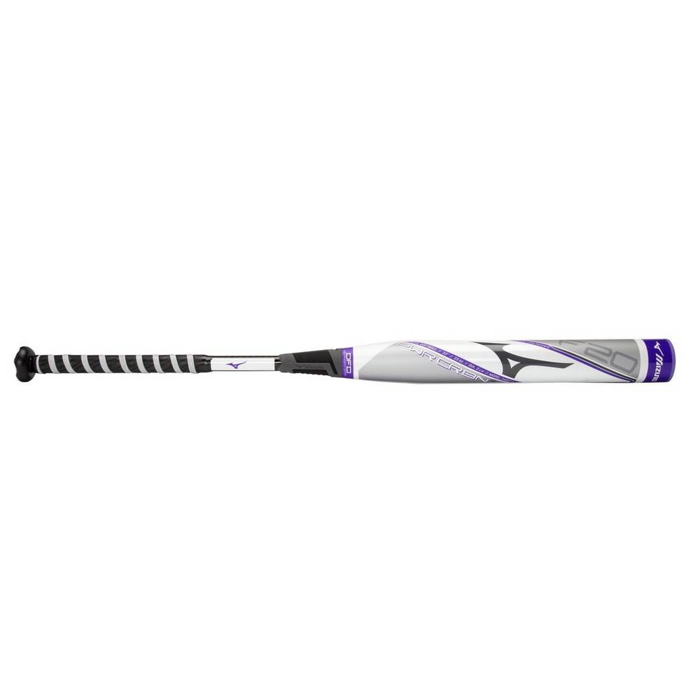 Damske Bejzbalova Pálka Mizuno F20-PWR CRBN - Fastpitch (-11) Softball Biele/Nachový Vypredaj RTSF80